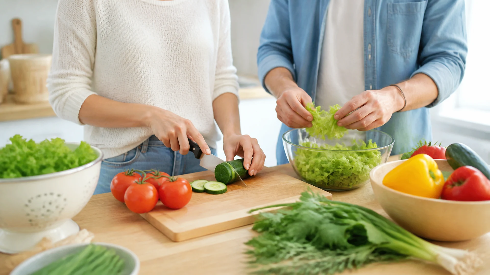 Preparation repas ensemble